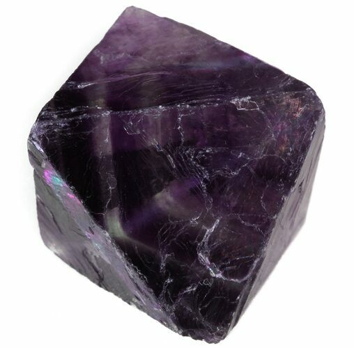 Fluorite Octahedron - Purple Banded #48446